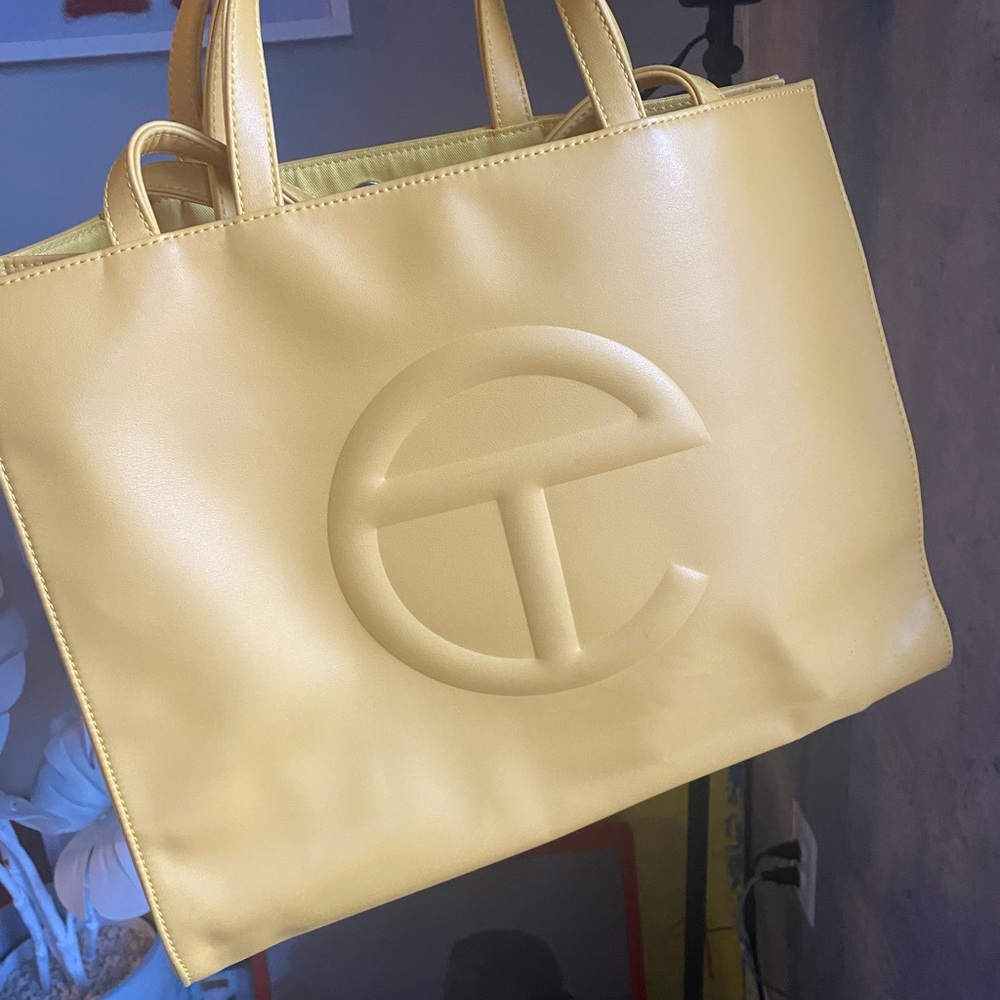 Telfar yellow medium bag purse